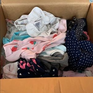 Box of 0-3M girls clothes